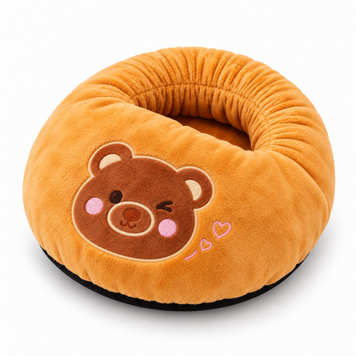 Orange Bear WarmPaw plush USB foot warmer