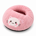Pink Cat WarmPaw plush USB foot warmer