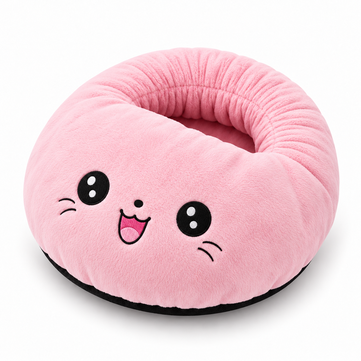 Pink Smile WarmPaw plush USB foot warmer